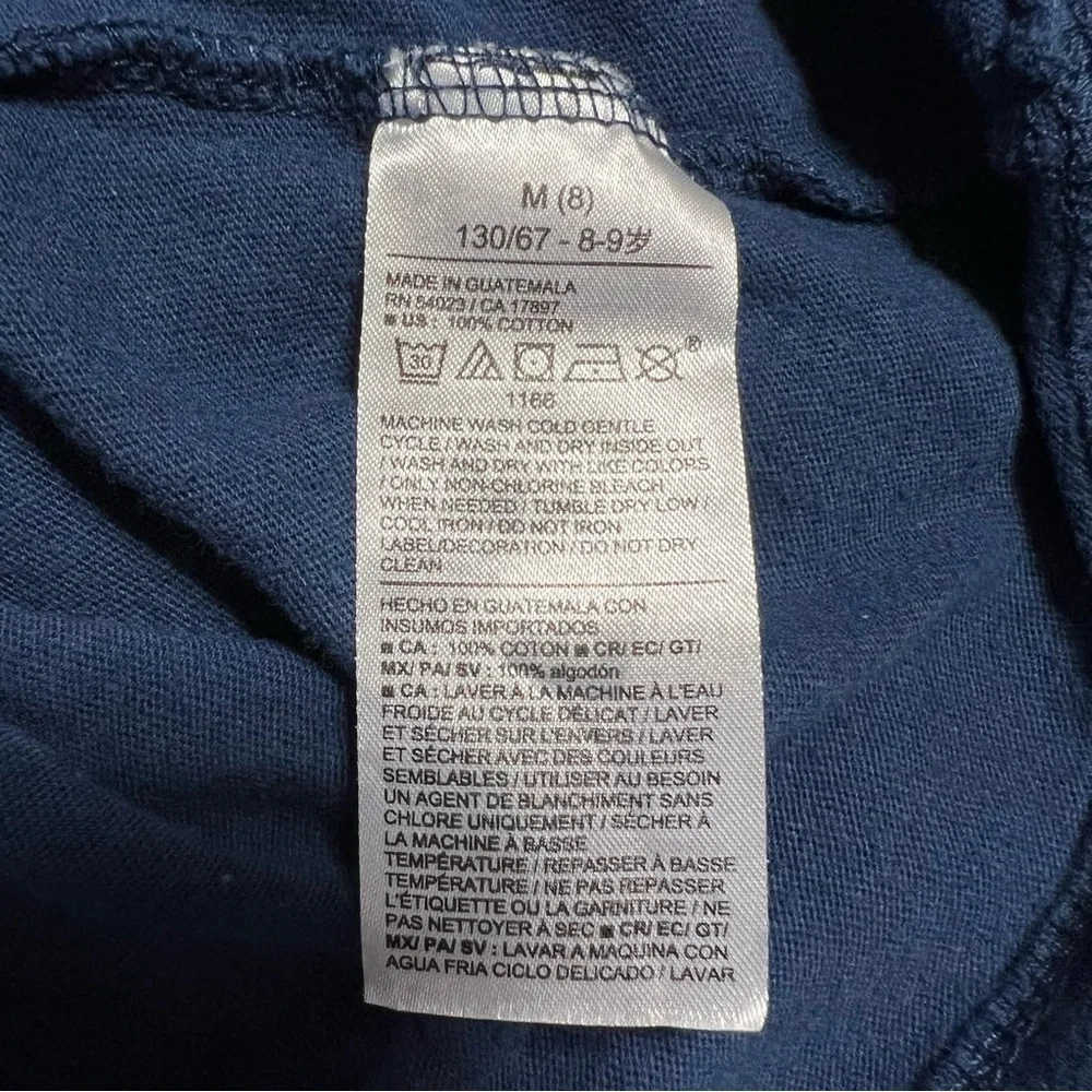 Old Navy Boys Navy Blue Skate Shop '94 Logo T-Shirt size medium